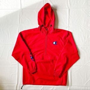 Champion Red Windbreaker Men’s Small